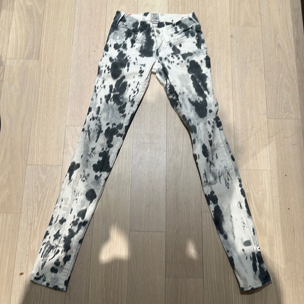 Authentic True Religion tie dye jeans. Size:27 no stretch